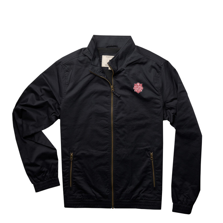 Indiana Hoosiers 2025 National Champions Black Oceanside Full-Zip Jacket