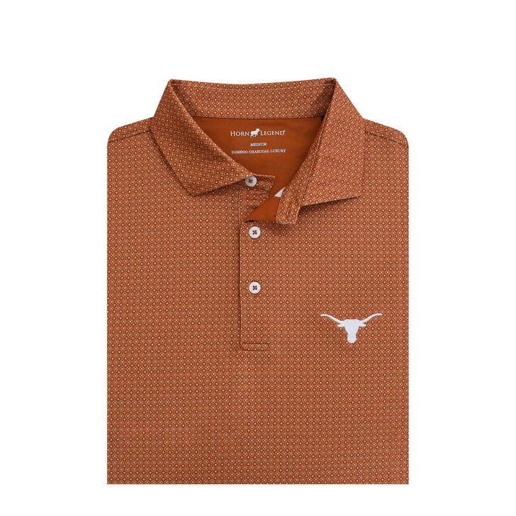 Texas Longhorns Burnt Orange Henna Polo