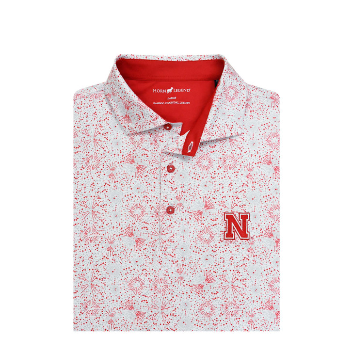 HL1164-WHITE-GREY-RED NEBRASKA OHT