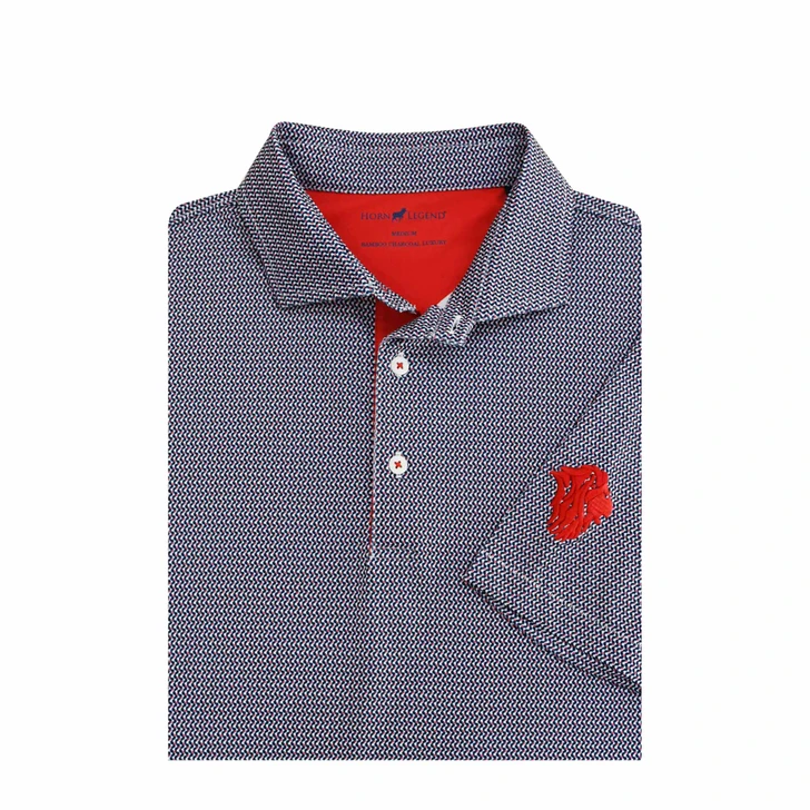 HL2055-WHITE-NAVY-RED GRAPEVINE FAITH CHRISTIAN SCHOOL