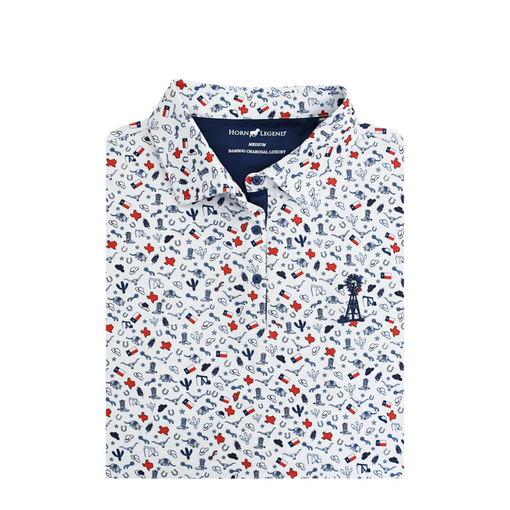 HL1182TXW-WHITE-NAVY-RED HYATT REGENCY HILL COUNTRY RESORT AND SPA