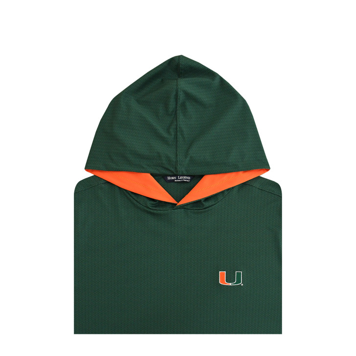 Miami Hurricanes Spiral Hoodie - Green
