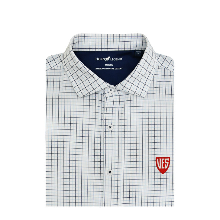 HL1042LSS-WHITE-NAVY-SERENITY VIRGINIA EPISCOPAL SCHOOL