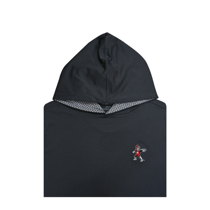 Rutgers Scarlet Knights Sir Henry Custom Trim Hoodie - Charcoal