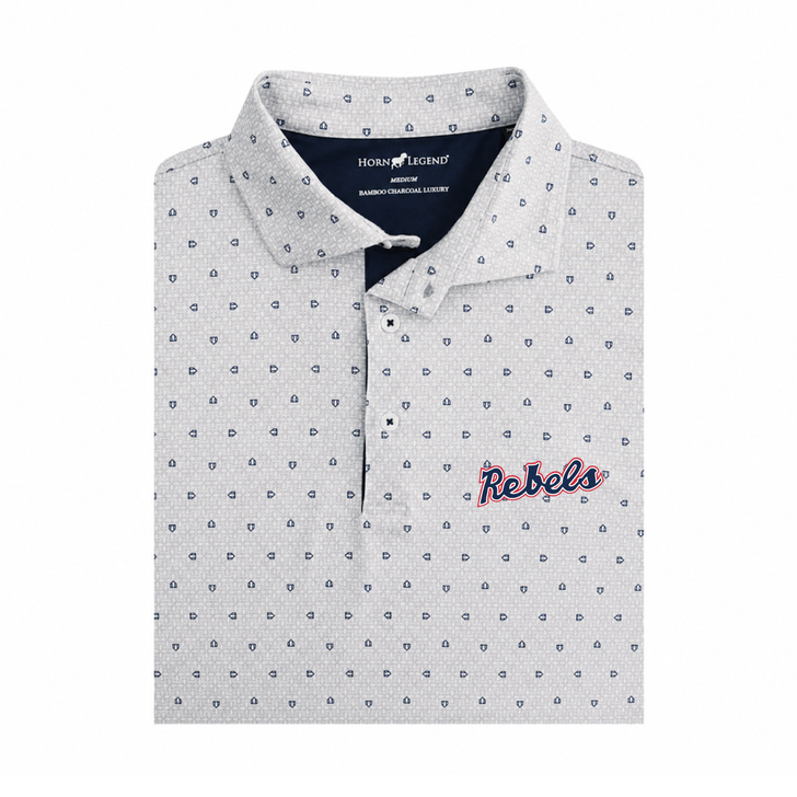 Ole Miss Rebels 2026 NCAA Baseball Men's College World Series Home Plate Polo - White