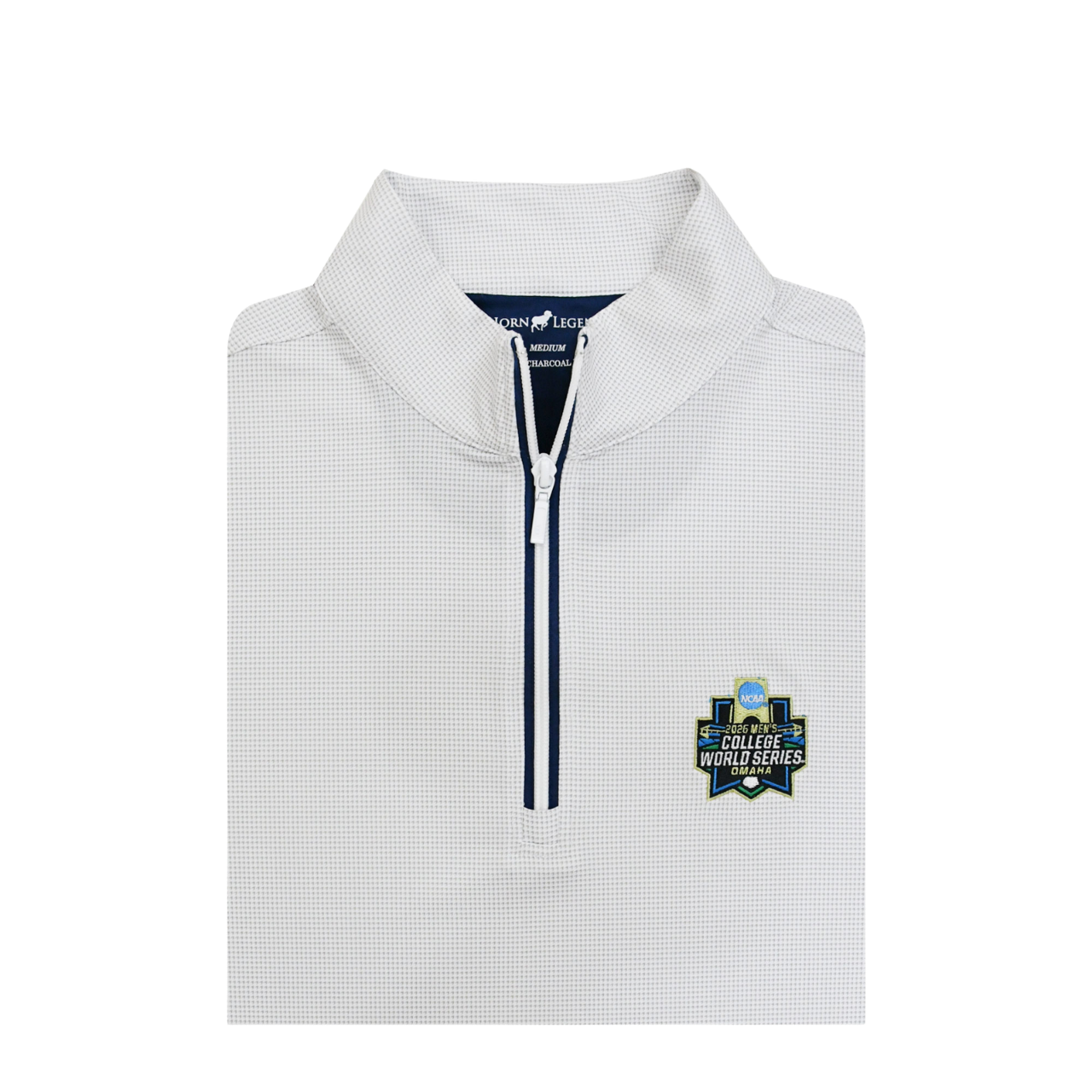 CWS white quarter zip