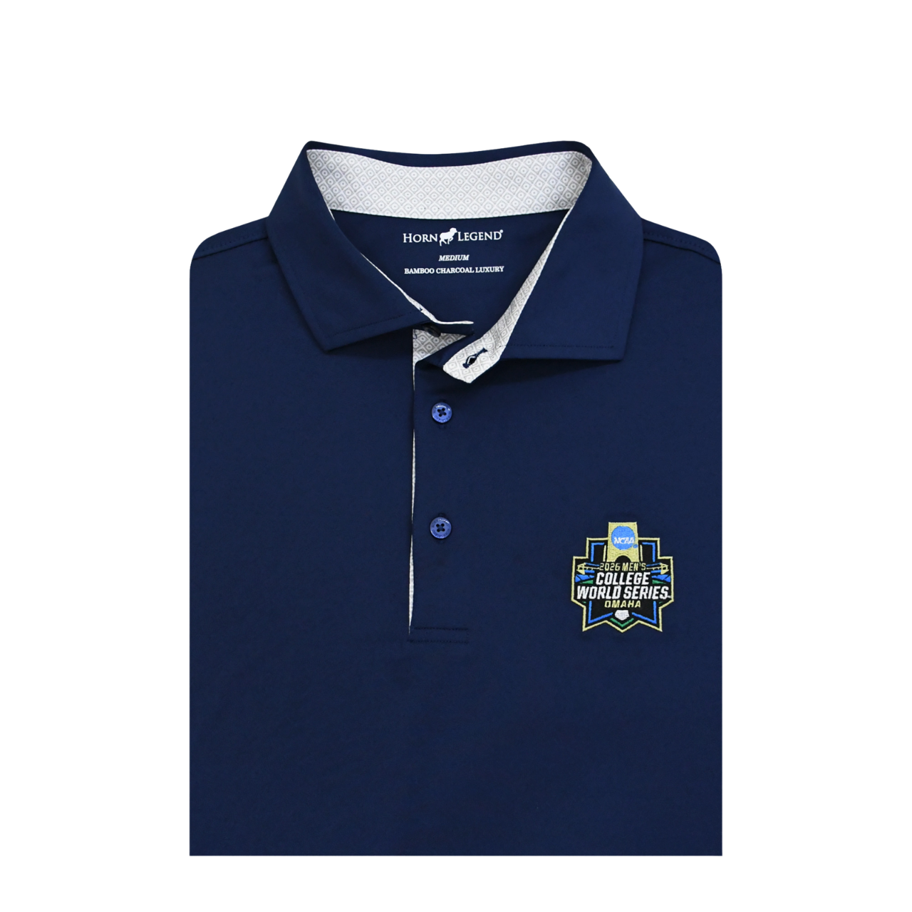 CWS navy polo