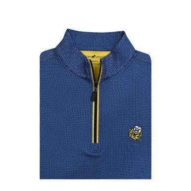 Michigan Wolverines Retro Navy Shepherd PrestigeZip Pullover