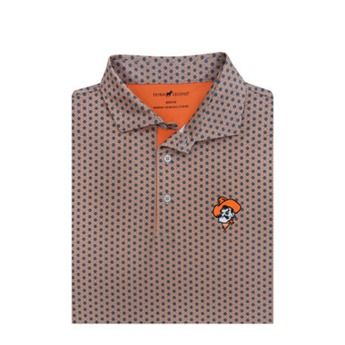 MARK&LONA Gauge Aim Polo オレンジ/紫/茶色 MARK & LONA（マークアンドロナ）の「MARK&LONA/マークアンドロナ