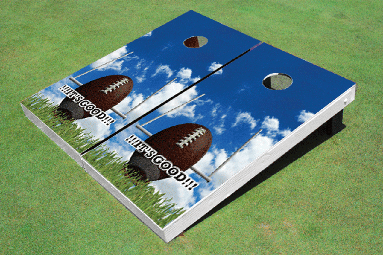 Carolina Panthers 2' x 4' Triangle Cornhole Board Set