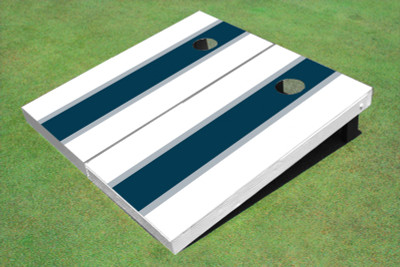 Navy And White Matching Triangle Custom Cornhole Board - Aat-1993 Navy And White Matching Triangle Custom Cornhole Board - Aat-1993