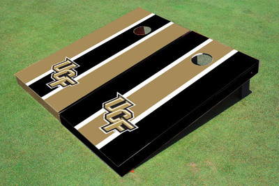 University Of Central Florida Alternating Long Stripe Cornhole Boards University Of Central Florida Alternating Long Stripe Cornhole Boards