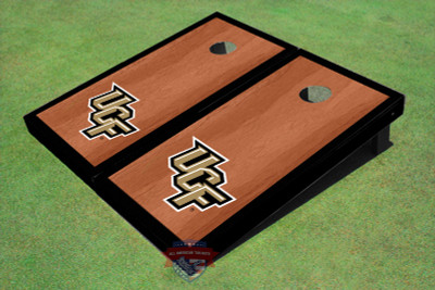 University Of Central Florida Black Rosewood Matching Border Cornhole Boards University Of Central Florida Black Rosewood Matching Border Cornhole Boards