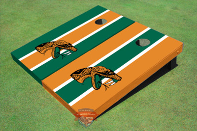 Florida Agricultural & Mechanical University Alternating Long Stripe Cornhole Boards Florida Agricultural & Mechanical University Alternating Long Stripe Cornhole Boards