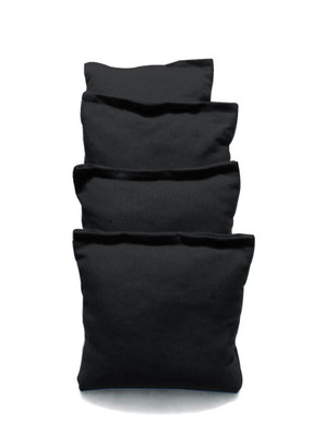 4 Black Cornhole Bags 4 Black Cornhole Bags