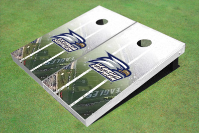 Georgia Southern University Head Logo Stadium Long Strip Themed Cornhole Boards