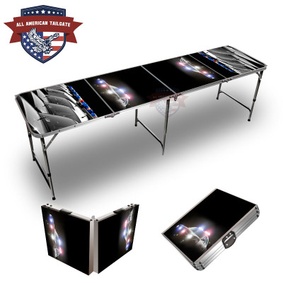 Police Cars Themed 8ft Tailgate Table Police Cars Themed 8ft Tailgate Table