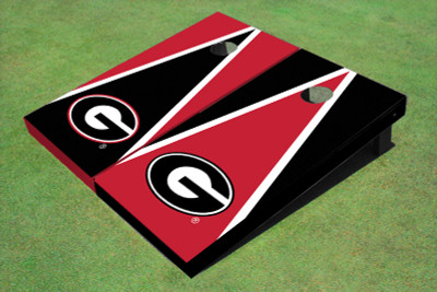 University Of Georgia "G" Alternating Triangle Cornhole Boards