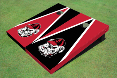 University Of Georgia "Hairy Dawg" Alternating Triangle Cornhole Boards