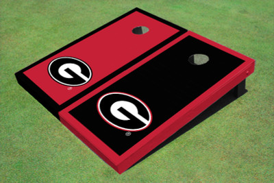 University Of Georgia "G" Alternating Border Cornhole Boards