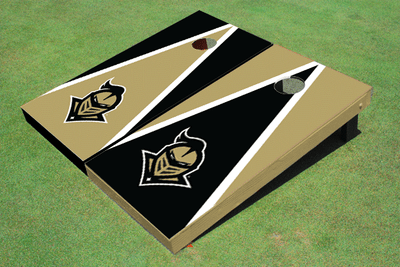 University Of Central Florida Knightro Alternating Triangle Custom Cornhole Board