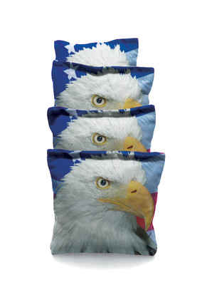 4 Eagle With Flag Custom Cornhole Bags 4 Eagle With Flag Custom Cornhole Bags