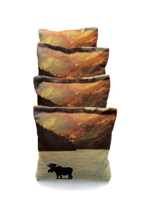 4 Moose In Lake Custom Cornhole Bags 4 Moose In Lake Custom Cornhole Bags