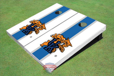 University Of Kentucky Wildcat Blue Matching Long Stripe Cornhole Boards University Of Kentucky Wildcat Blue Matching Long Stripe Cornhole Boards