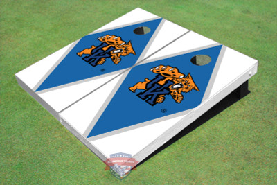 University Of Kentucky Wildcat Blue And White Matching Diamond Cornhole Boards