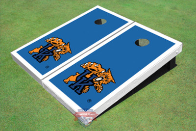 University Of Kentucky Wildcat Blue Matching Border Cornhole Boards University Of Kentucky Wildcat Blue Matching Border Cornhole Boards