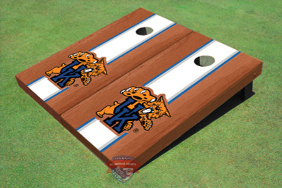 University Of Kentucky Wildcat White Rosewood Matching Long Strip Cornhole Boards