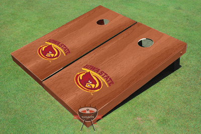 Iowa State University Cyclone Solid Rosewood Cornhole Boards Iowa State University Cyclone Solid Rosewood Cornhole Boards