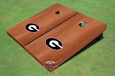 University Of Georgia "G" Solid Rosewood Cornhole Boards
