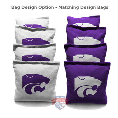 Kansas State University Cornhole Bags Kansas State University Cornhole Bags