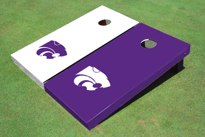 Kansas State University Wildcats Alternating Solid Cornhole Boards Kansas State University Wildcats Alternating Solid Cornhole Boards