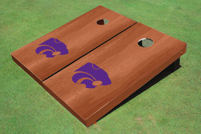 Kansas State University Wildcats Solid Rosewood Cornhole Boards