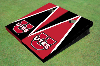 University Of Utah 'UTES' Alternating Triangle Cornhole Boards