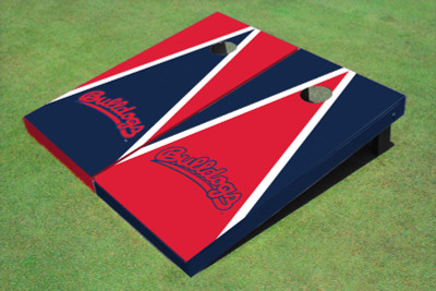 Fresno State Bulldog 'Word Mark' Alternating Triangle Cornhole Boards