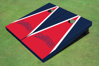 Fresno State Bulldog 'Word Mark' Red And Navy Blue Matching Triangle Cornhole Boards Fresno State Bulldog 'Word Mark' Red And Navy Blue Matching Triangle Cornhole Boards