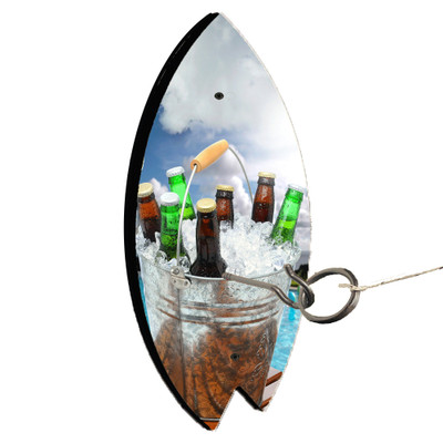 Beer Bucket Surf Board Shape Hook and Ring Toss Lawn Game Beer Bucket Surf Board Shape Hook and Ring Toss Lawn Game