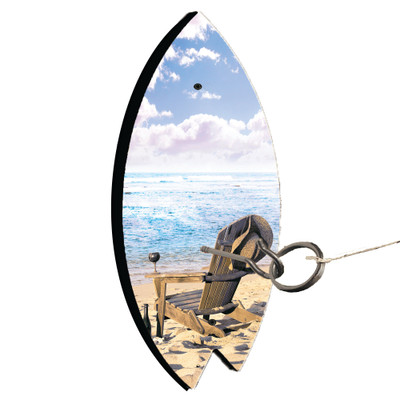 Beach Chair 2 Sand Surf Board Shape Hook and Ring Toss Lawn Game Beach Chair 2 Sand Surf Board Shape Hook and Ring Toss Lawn Game