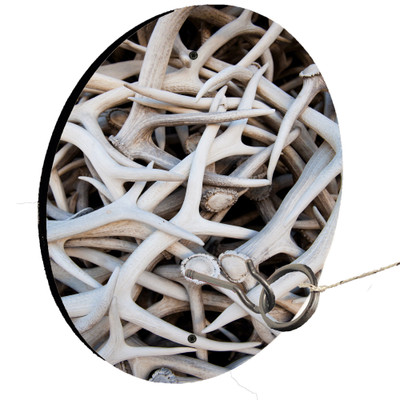 Stacked Antlers Hook and Ring Toss Lawn Game Stacked Antlers Hook and Ring Toss Lawn Game