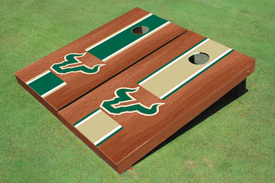 University Of South Florida Rosewood Alternating Long Stripe Cornhole Boards University Of South Florida Rosewood Alternating Long Stripe Cornhole Boards