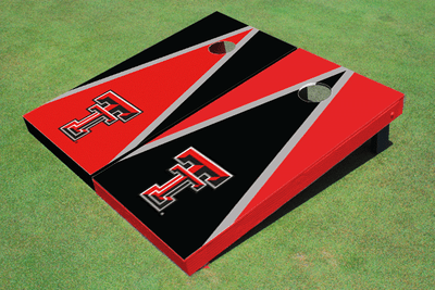 Texas Tech University Alternating Triangle Cornhole Boards