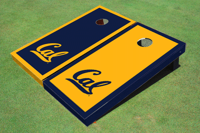 University of California Berkeley Alternating Border Cornhole Boards