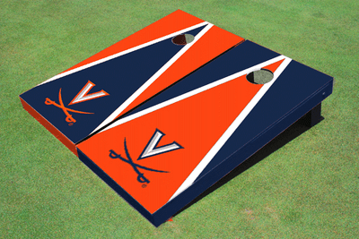 University of Virginia Alternating Triangle Cornhole Boards