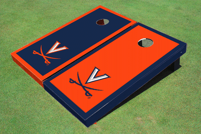 University of Virginia Alternating Border Cornhole Boards University of Virginia Alternating Border Cornhole Boards