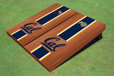 University of California Berkeley Navy Rosewood Matching Long Stripe Cornhole Boards University of California Berkeley Navy Rosewood Matching Long Stripe Cornhole Boards