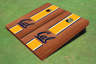 University of California Berkeley Yellow Rosewood Matching Long Strip Cornhole Boards University of California Berkeley Yellow Rosewood Matching Long Strip Cornhole Boards
