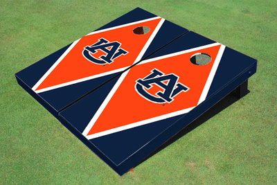 Auburn University Orange And Navy Matching Diamond Cornhole Boards